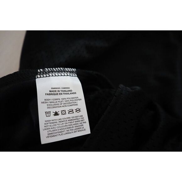 Nike DJ5778-010 Men's Sz 2XL Black/White Dri-FIT Mesh Practice Football Jersey - Picture 5 of 7